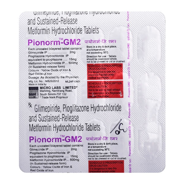 PIONORM GM 2 Tablet 15's 1 2611-pionorm-gm-2-tablet-15-s-1.jpg