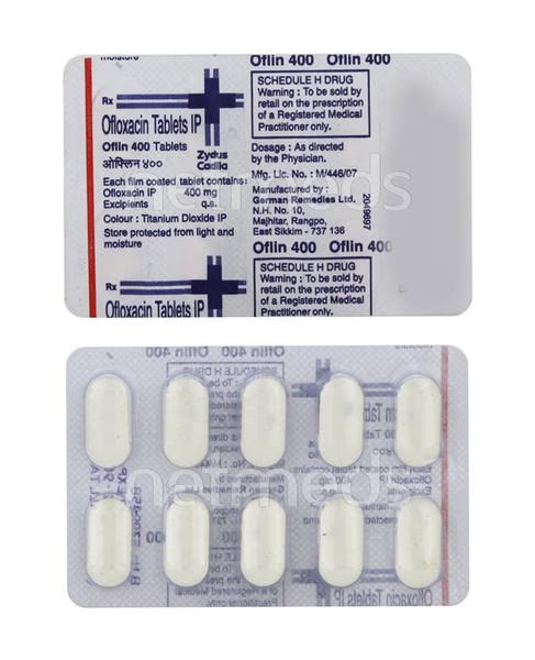 Oflin 400mg Tablet 10'S