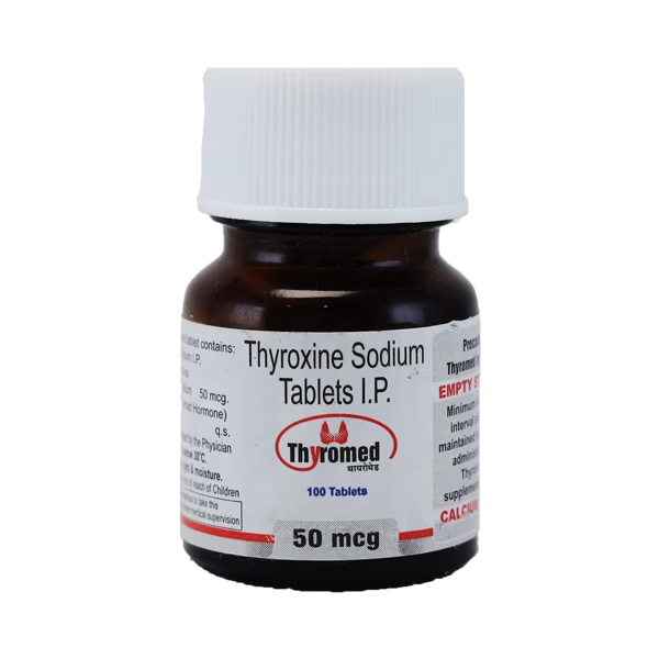 Thyromed 50mcg Tablet 100'S 1 2615-thyromed-50mcg-tablet-100-s-1.jpg