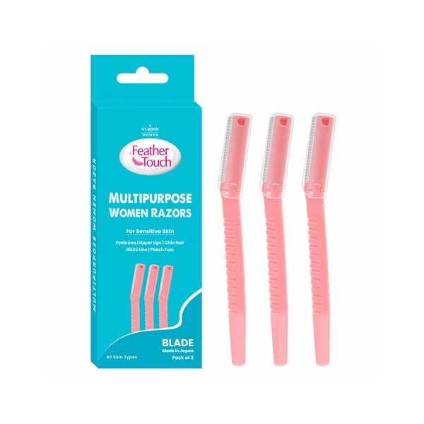 Vi-John Women Feather Touch Multi Purpose Women Razor 3's