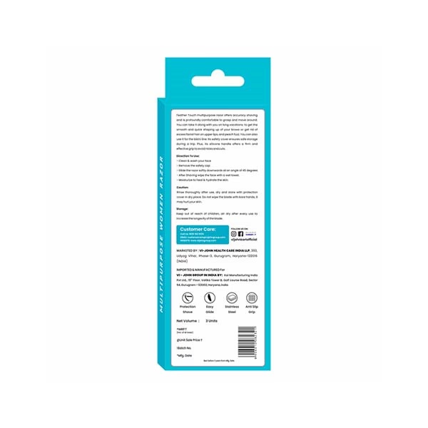 Vi-John Women Feather Touch Multi Purpose Women Razor 3's