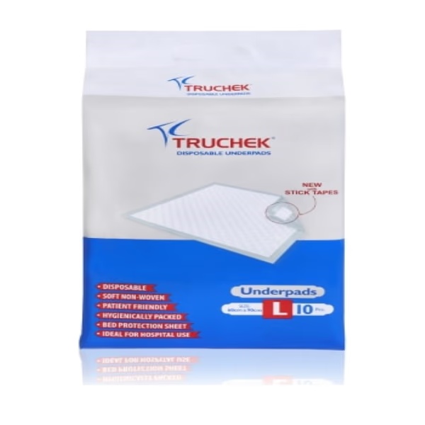 Truchek Disposable Underpads (60cm to 90cm) (L)