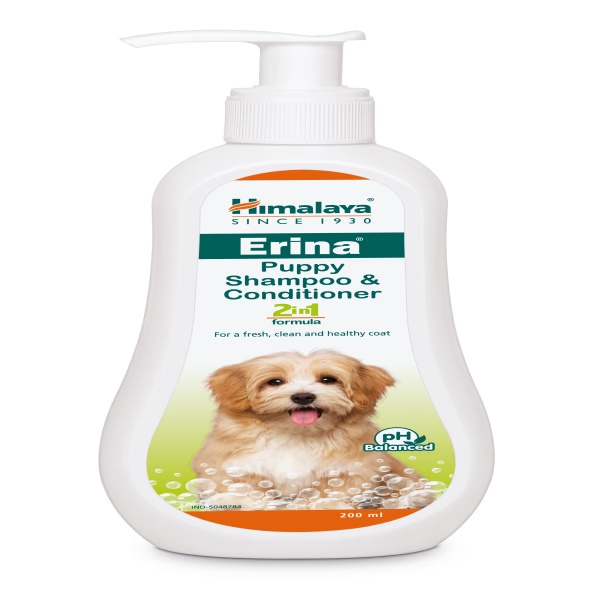 Himalaya Erina Puppy Shampoo & Conditioner 2-In-1 Formula 200 ml