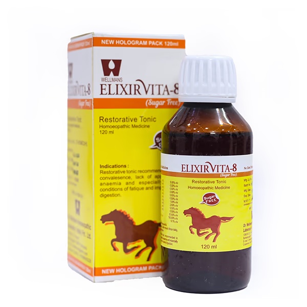 Dr.Wellmans Elixirvita-8 Sugar free Tonic 120 ml 1 2736-dr-wellmans-elixirvita-8-sugar-free-tonic-120-ml-1.jpg