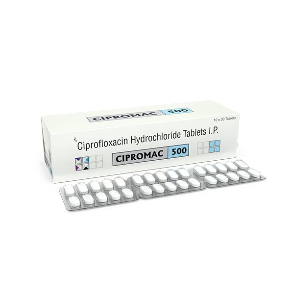Cipromac 500Mg Tablet 10's