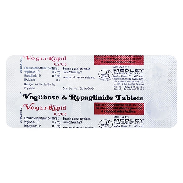 VOGLI RAPID 0.2/0.5 Tablet 10's