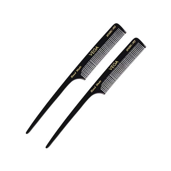 Vega Tail Hair Comb, for Women, Black (VC2HMBC-303) 2's