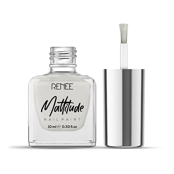 Renee Mattitude Nail Paint - Chalk White 10 ml