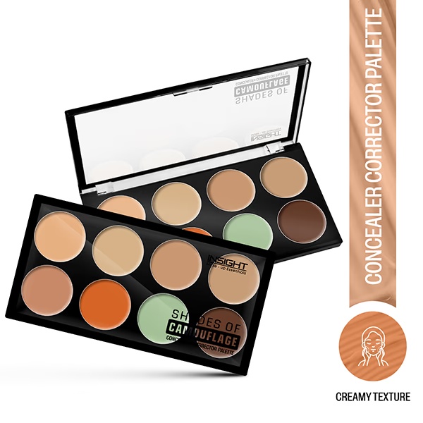 Insight Cosmetics Shades of Camouflage Concealer Corrector Palette 24 gm