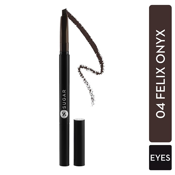 SUGAR Cosmetics Arch Arrival Brow Definer 04 Felix Onyx Dark Blackish Brown 0.35 gm.