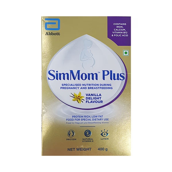 SimMom Plus Nutritional Powder - Vanilla Delight Flavour 400 g
