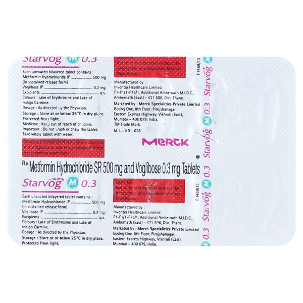 Starvog M 0.3mg Tablet 10'S