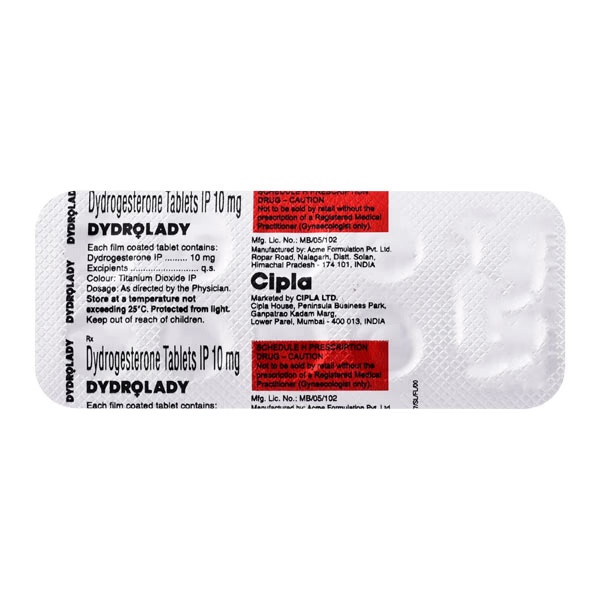 DYDROLADY 10mg Tablet 10's