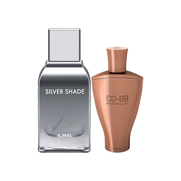 Ajmal Silver Shade EDP Citrus Woody Perfume And CD 99 Mukhallat Concentrated Perfume Oil Floral Oriental 114 ml