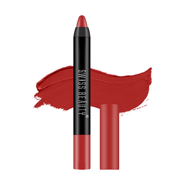 Swiss Beauty Stay On Lip Crayon Lipstick - (4 Red Flag) 3.5gm 1 3096-swiss-beauty-stay-on-lip-crayon-lipstick-4-red-flag-3-5gm-1.jpg