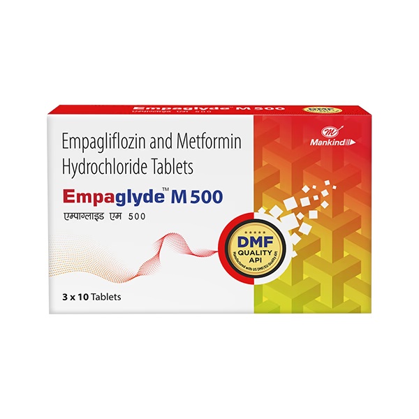 EMPAGLYDE M 500 Tablet 10's