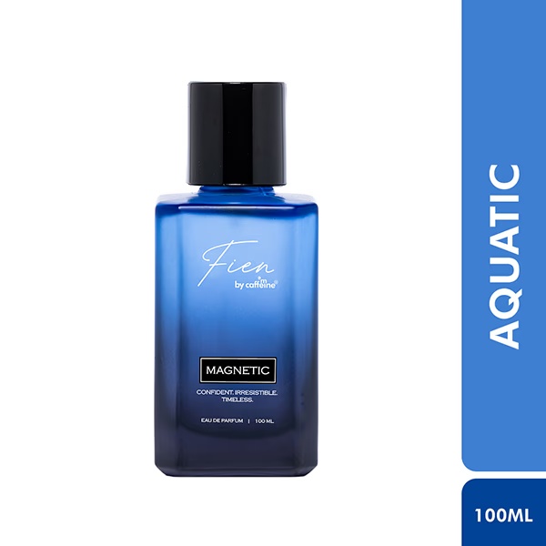 Mcaffeine Fien Magnetic Perfume For Men- Aquatic EDP, 12 Hrs Long Lasting, Scent For All Occasion 100 ml