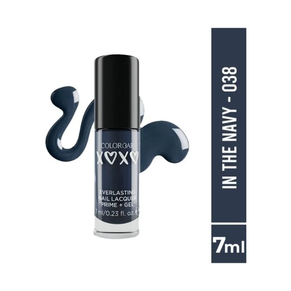 Colorbar XOXO Everlasting Prime Gel Nail Lacquer-In The Navy 7 ml