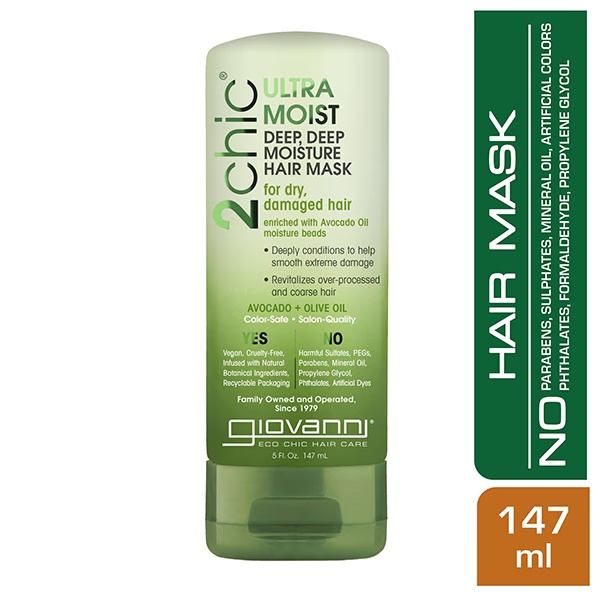 Giovanni Organic 2Chic Olive Oil & Avocado Ultra-Moist Deep Moisture Hair Mask 147 ml
