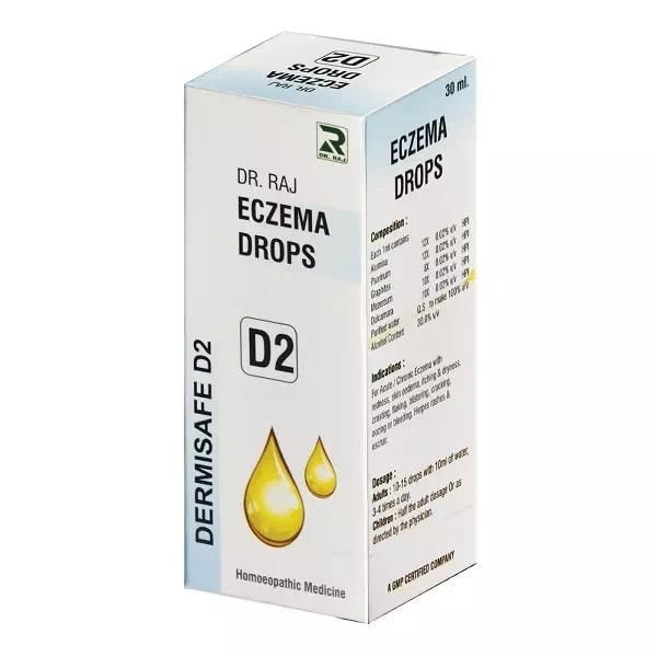Dr.Raj Dermisafe D2 Eczema Drops 30 ml