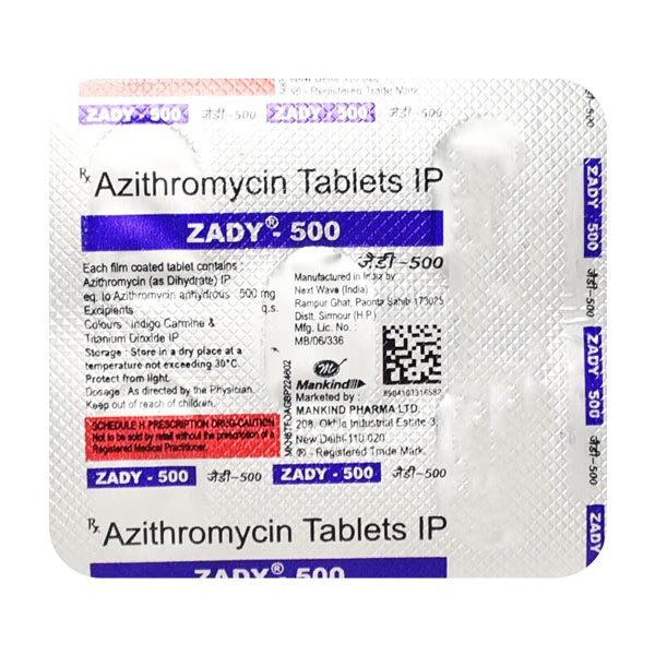 Zady 500mg Tablet 5'S