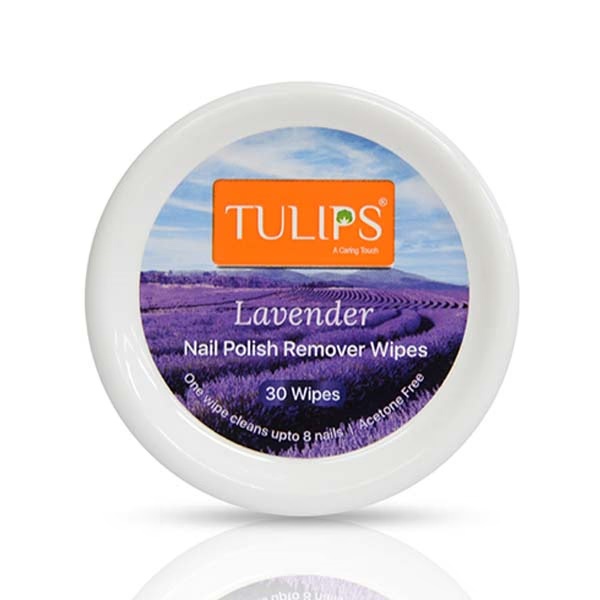 Tulips Nail Polish Remover Wipes 30's