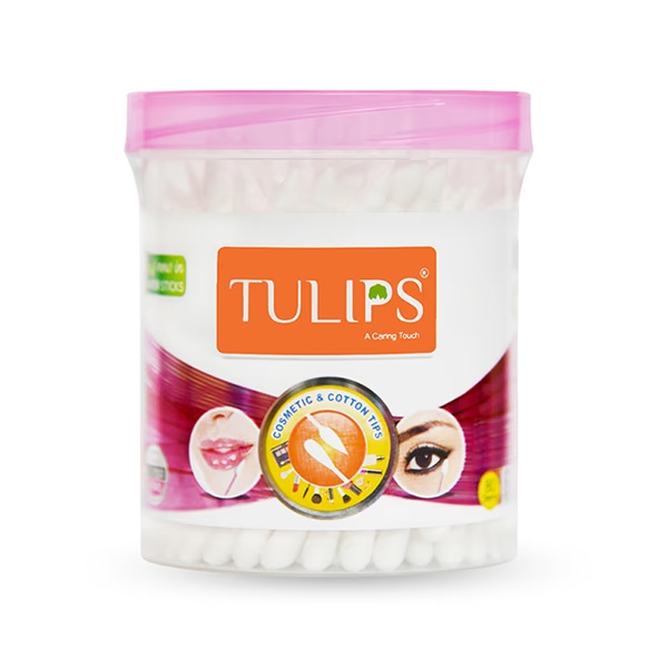 TULIPS Now In Paper Sticks Cosmetic Cotton tips 80's