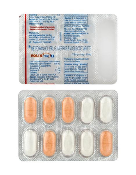 Volix Trio 1mg Tablet 10'S