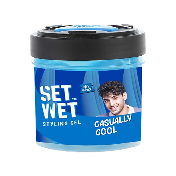 Set Wet Styling Hair Gel for Men - Casually Cool 250 ml