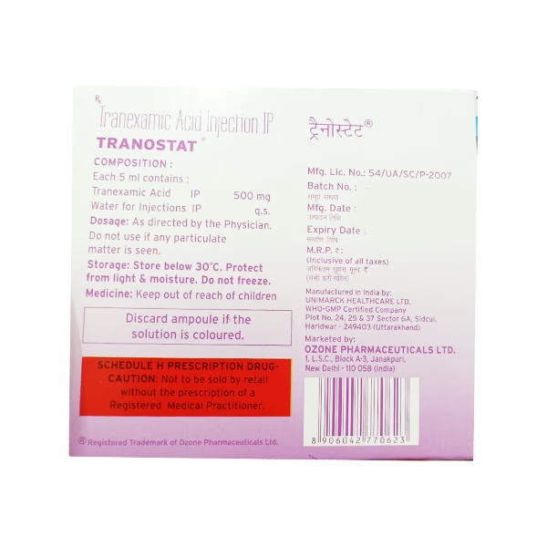 TRANOSTAT Injection 5x5ml