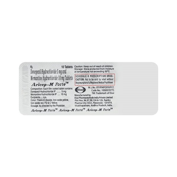 ARICEP M FORTE Tablet 10's