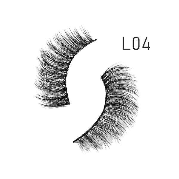 Bronson Professional Eyelash Set 3D False Long And Natural Eye Makeup - L04 10's