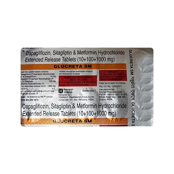 GLUCRETA SM Tablet 10's