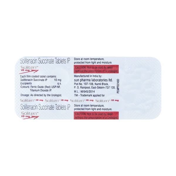 Soliten 10mg Tablet 10'S