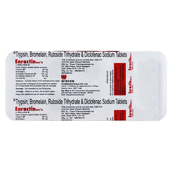 ENRACTIN NEO D Tablet 10's