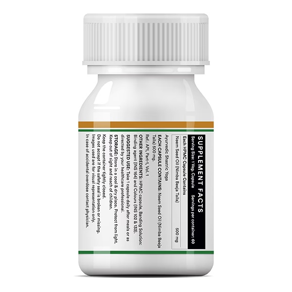 INLIFE Neem Seed Oil Capsules 60's