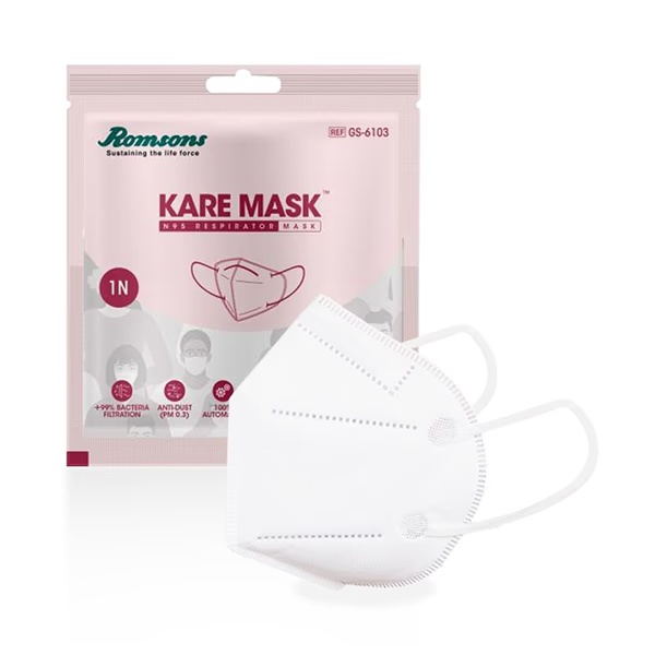 Romsons Kare N95 Face Mask 1's