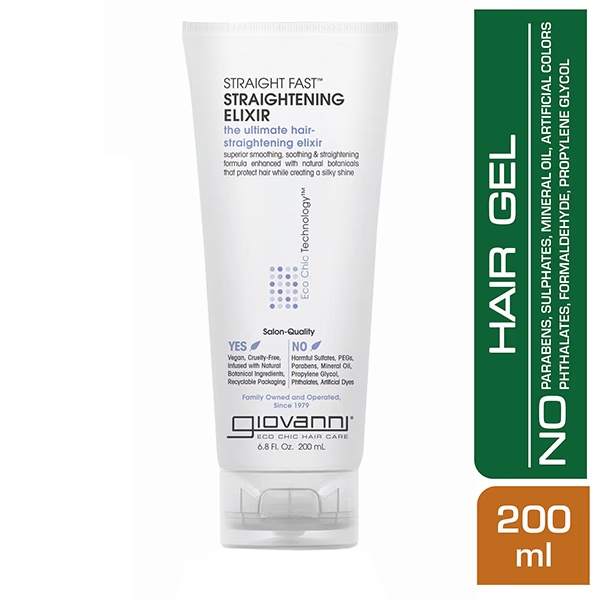 Giovanni Organic Straight Fast! Hair Straightening Elixir 200 ml