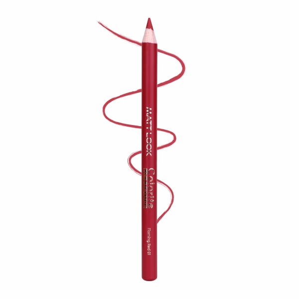 Matt Look Colorite Lip Contour, Lighweight Application, Flaming Red-01 0.9 gm