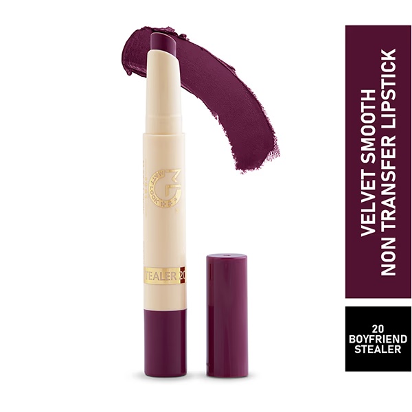 Matt Look Velvet Smooth Non - Transfer, Long Lasting and Water Proof Lipstick, 20 Boyfriend Stealer 2gm 1 3443-matt-look-velvet-smooth-non-transfer-long-lasting-and-water-proof-lipstick-20-boyfriend-stealer-2gm-1.jpg