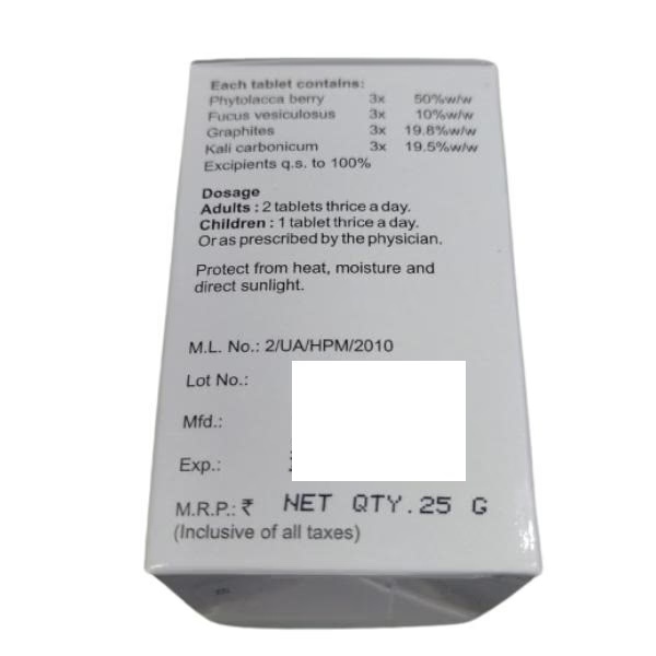 Bakson's Compound 46 Slim Tablet 25 gm