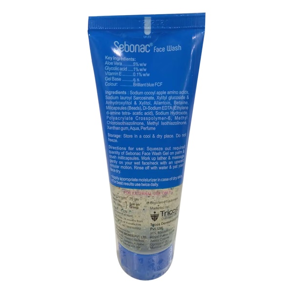 SEBONAC Face Wash 75gm