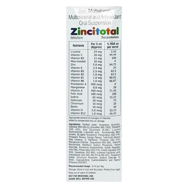 Zincitotal Suspension 200ml