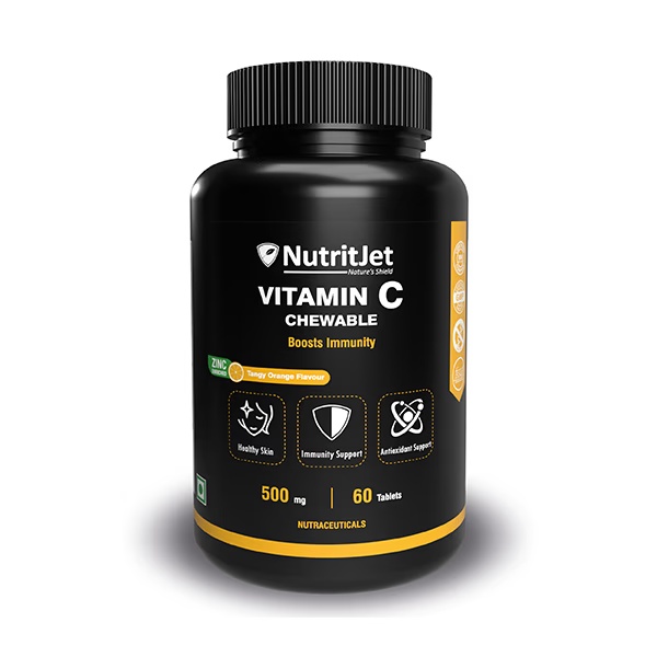NutritJet Vitamin-C 500 mg Chewable Tablet 60's