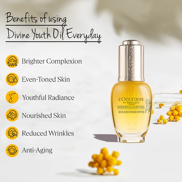 L'Occitane Immortelle Divine Youth Oil 15 ml