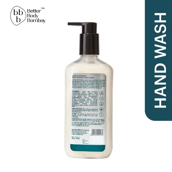 BBB Better Body Bombay Cleansing Hand Wash- Aloe & Coconut 300 ml