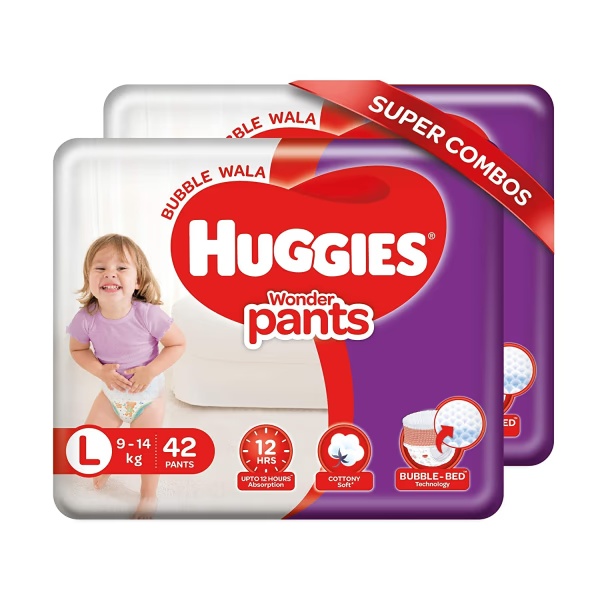 Huggies Wonder Diaper Pants (L) (Pack of 2 x 42's)