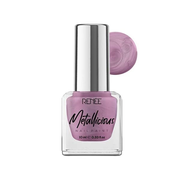 RENEE Metallicious Nail Paint - Tea Rose 10 ml