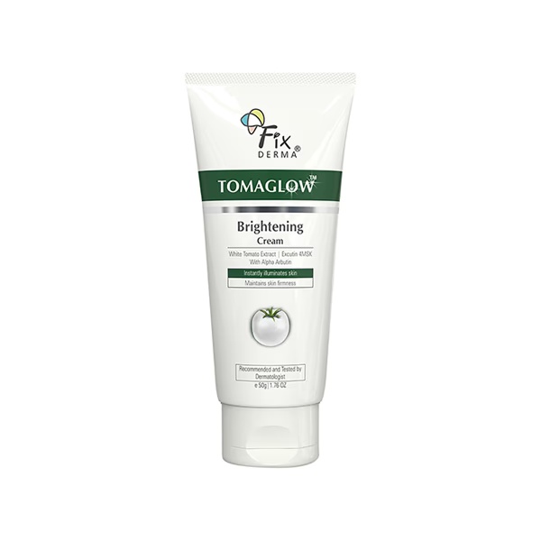 Fixderma Tomaglow Brightening Face Cream with White Tomato Extract, Excutin 4MSK with 2% Alpha Arbutin 4% Niacinamide 50 gm