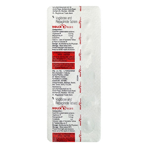 VOLIX R 0.3/1 Tablet 10's